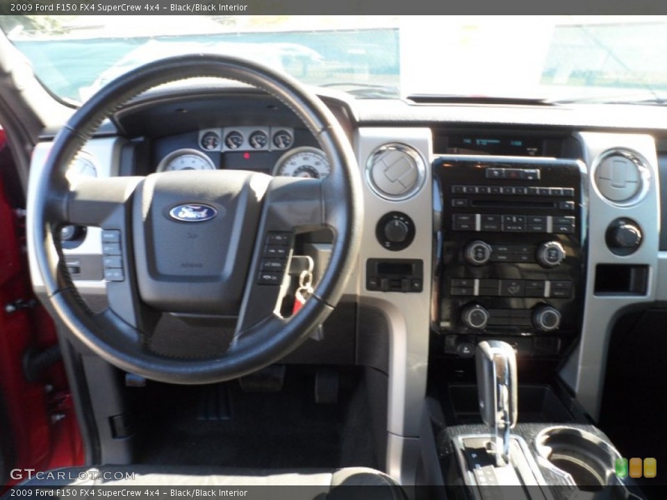 Black/Black Interior Dashboard for the 2009 Ford F150 FX4 SuperCrew 4x4 #59106201