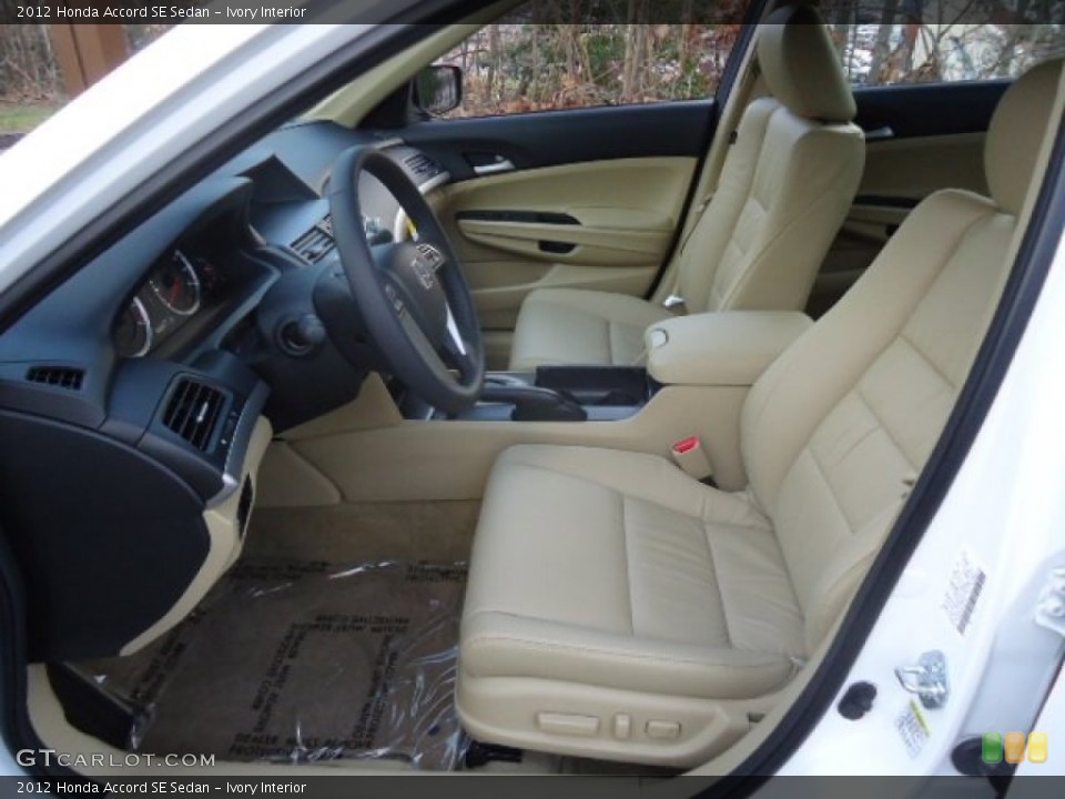 Ivory Interior Photo for the 2012 Honda Accord SE Sedan #59107223