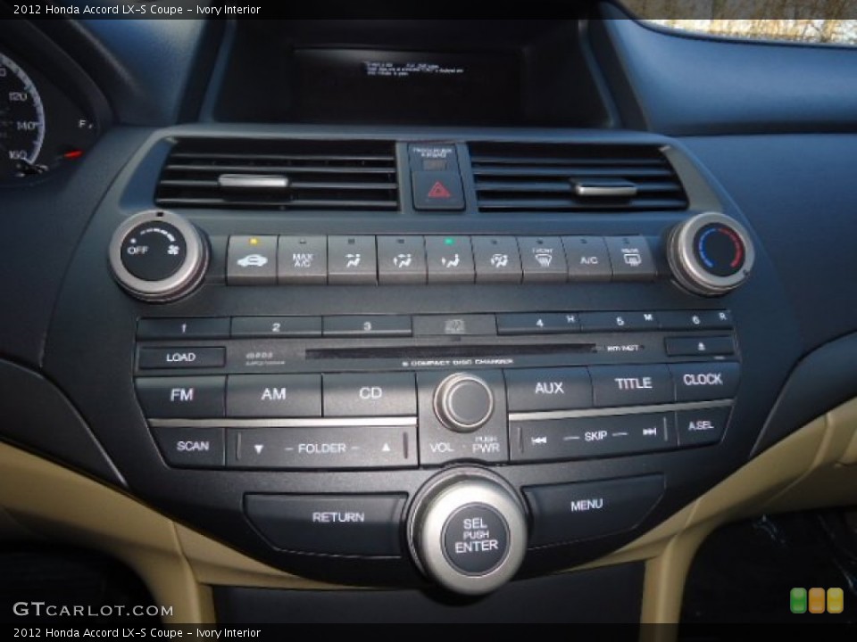 Ivory Interior Controls for the 2012 Honda Accord LX-S Coupe #59107952