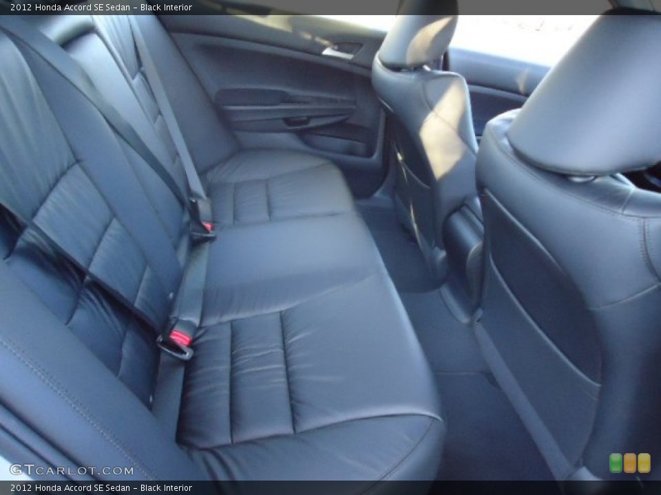 Black Interior Photo for the 2012 Honda Accord SE Sedan #59109008