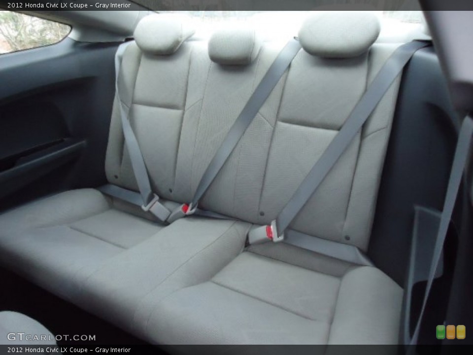 Gray Interior Photo for the 2012 Honda Civic LX Coupe #59110031