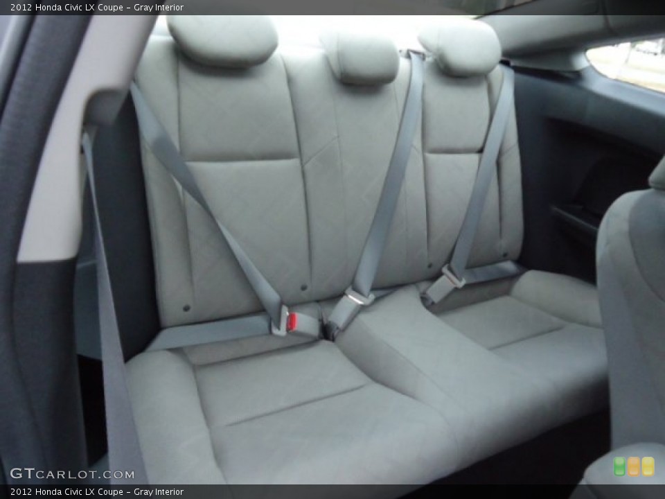 Gray Interior Photo for the 2012 Honda Civic LX Coupe #59110040