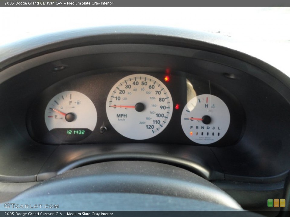 Medium Slate Gray Interior Gauges for the 2005 Dodge Grand Caravan C-V #59110208