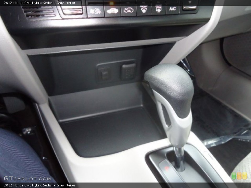 Gray Interior Transmission for the 2012 Honda Civic Hybrid Sedan #59110331