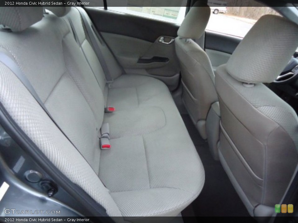 Gray Interior Photo for the 2012 Honda Civic Hybrid Sedan #59110460