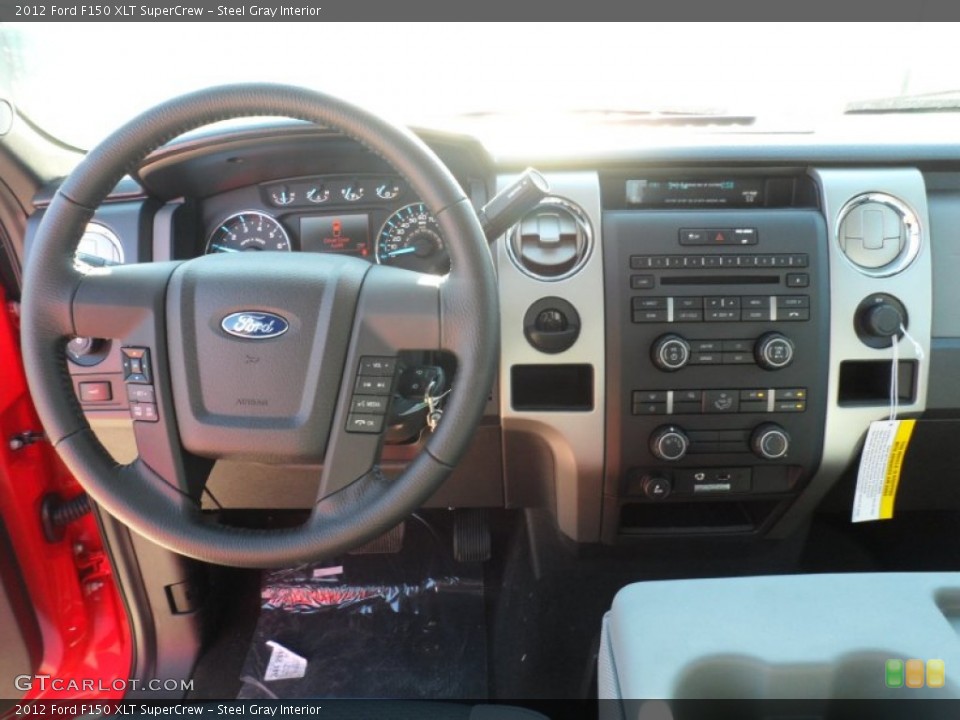 Steel Gray Interior Dashboard for the 2012 Ford F150 XLT SuperCrew #59112182