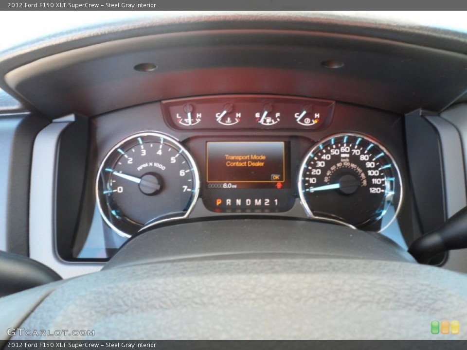 Steel Gray Interior Gauges for the 2012 Ford F150 XLT SuperCrew #59112215