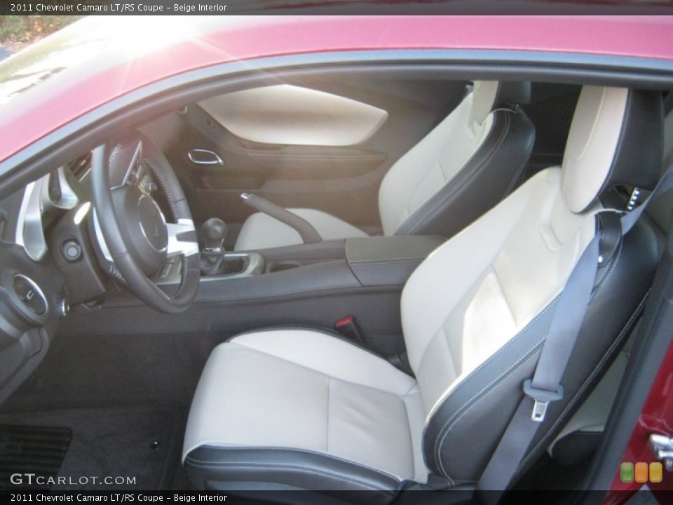Beige Interior Photo for the 2011 Chevrolet Camaro LT/RS Coupe #59112350