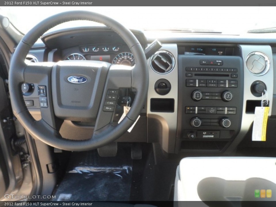 Steel Gray Interior Dashboard for the 2012 Ford F150 XLT SuperCrew #59112395