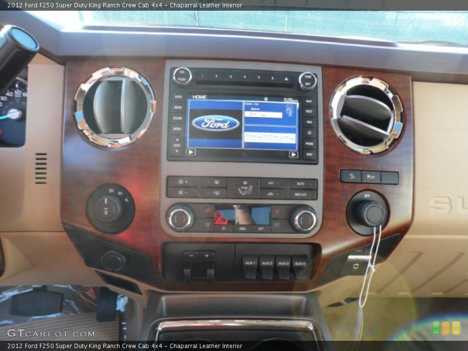 Chaparral Leather Interior Controls for the 2012 Ford F250 Super Duty King Ranch Crew Cab 4x4 #59112578