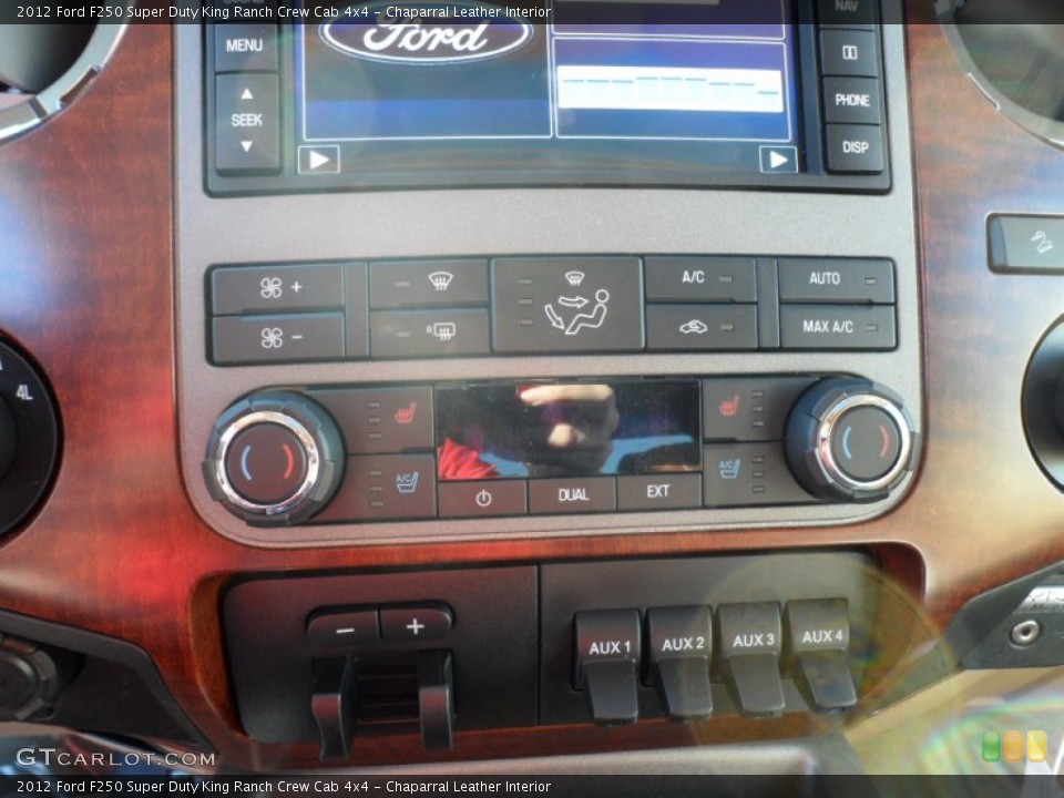 Chaparral Leather Interior Controls for the 2012 Ford F250 Super Duty King Ranch Crew Cab 4x4 #59112591
