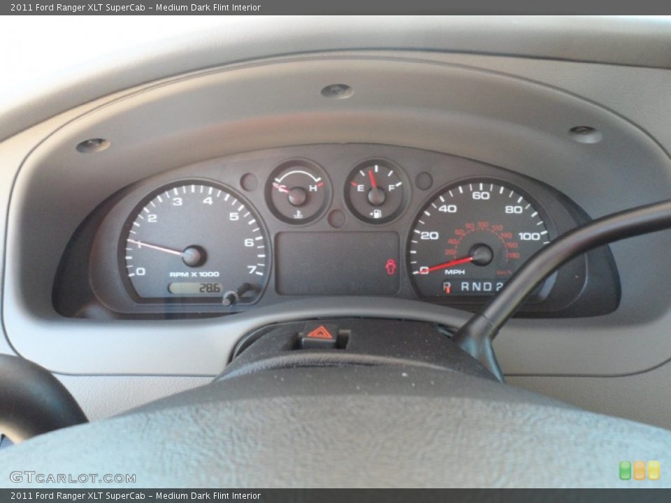 Medium Dark Flint Interior Gauges for the 2011 Ford Ranger XLT SuperCab #59113352