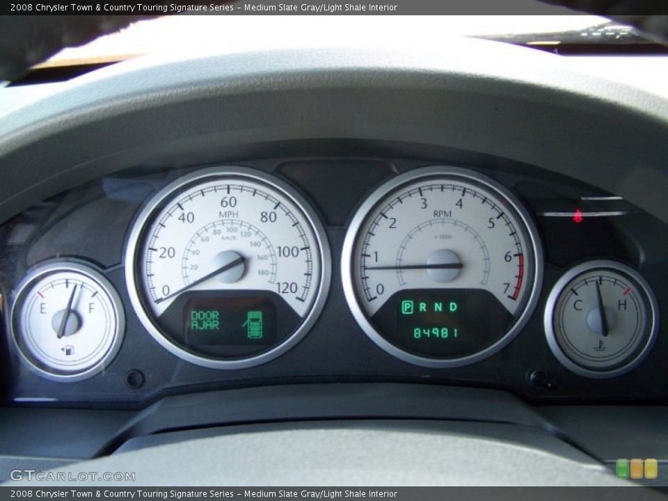 Medium Slate Gray/Light Shale Interior Gauges for the 2008 Chrysler Town & Country Touring Signature Series #59113364