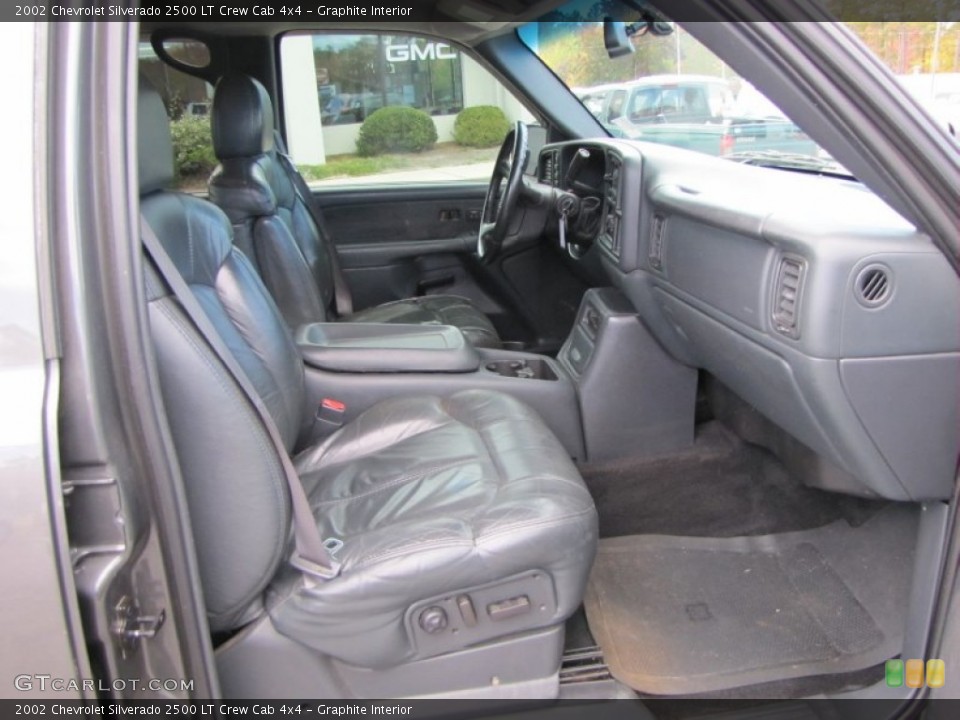 Graphite Interior Photo for the 2002 Chevrolet Silverado 2500 LT Crew Cab 4x4 #59114675