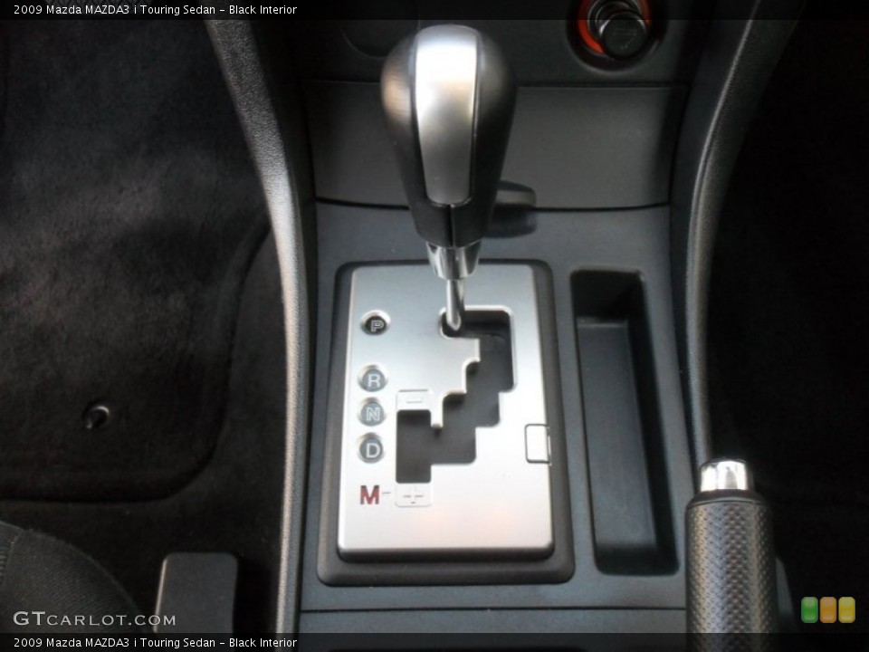Black Interior Transmission for the 2009 Mazda MAZDA3 i Touring Sedan #59115935