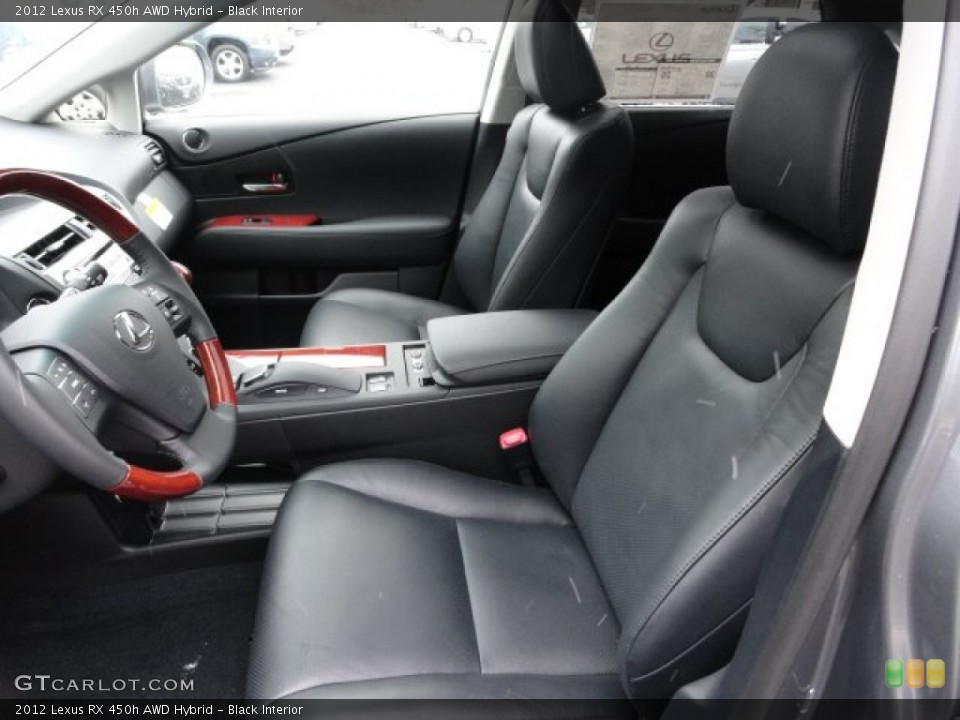 Black Interior Photo for the 2012 Lexus RX 450h AWD Hybrid #59116442