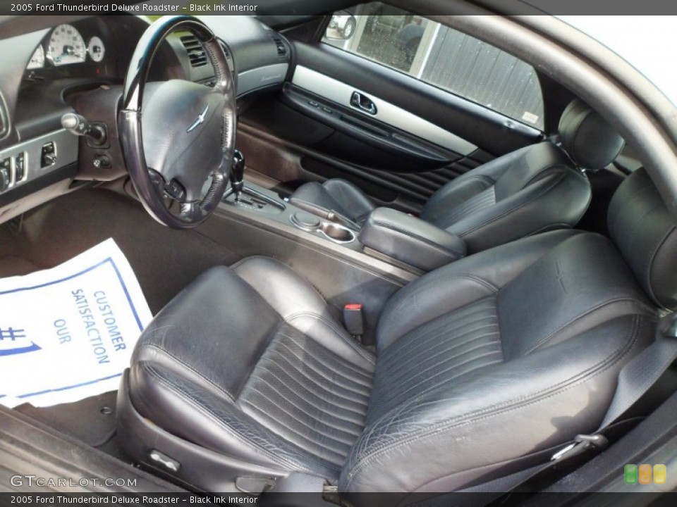 Black Ink Interior Photo for the 2005 Ford Thunderbird Deluxe Roadster #59118993