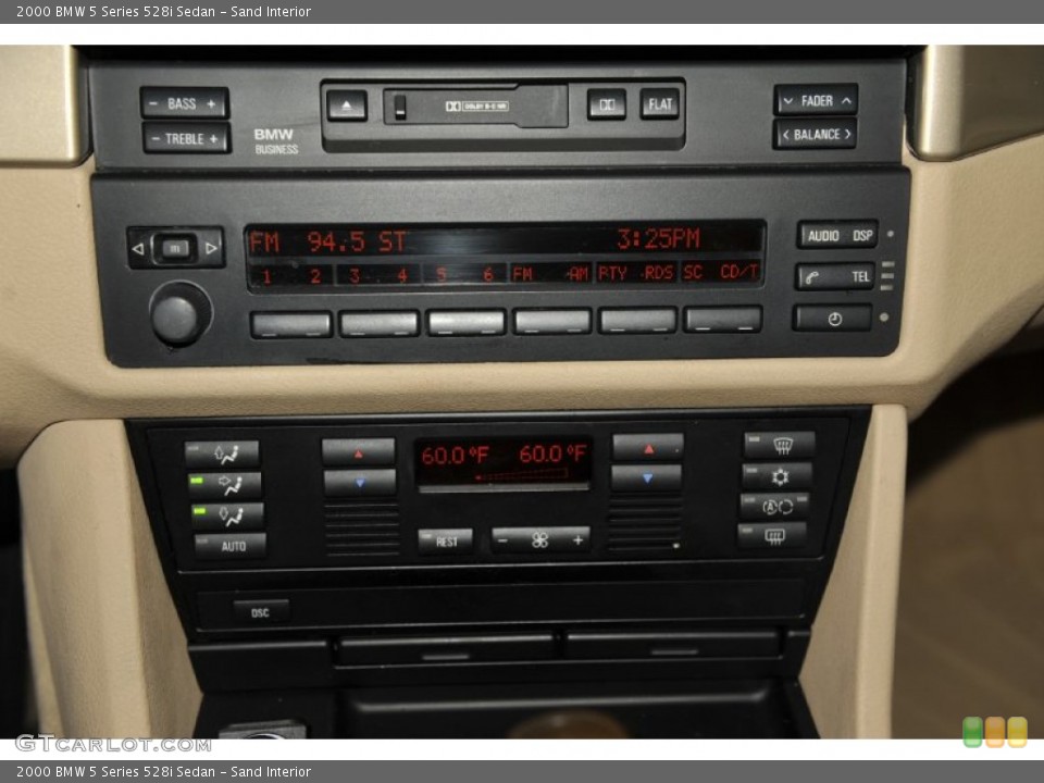 Sand Interior Controls for the 2000 BMW 5 Series 528i Sedan #59123090