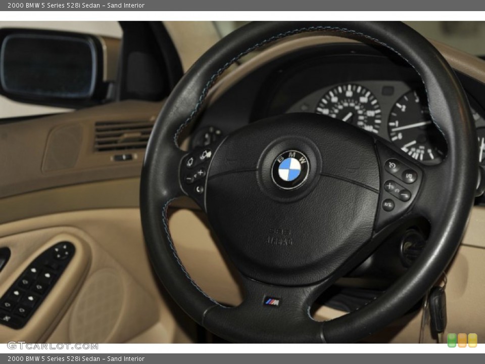 Sand Interior Steering Wheel for the 2000 BMW 5 Series 528i Sedan #59123249