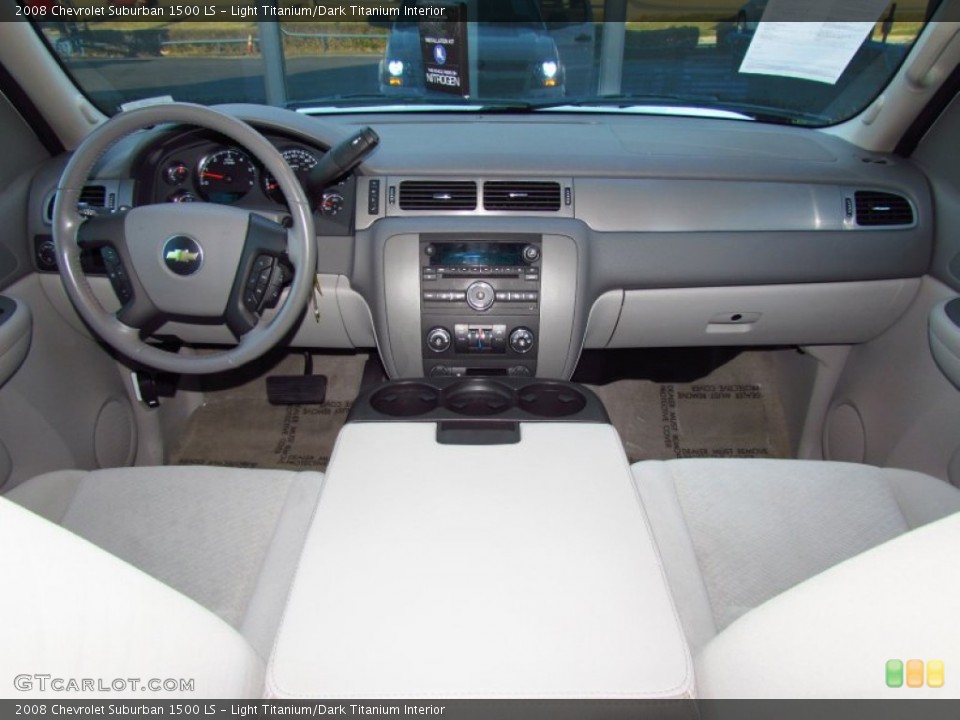 Light Titanium/Dark Titanium Interior Dashboard for the 2008 Chevrolet Suburban 1500 LS #59124760