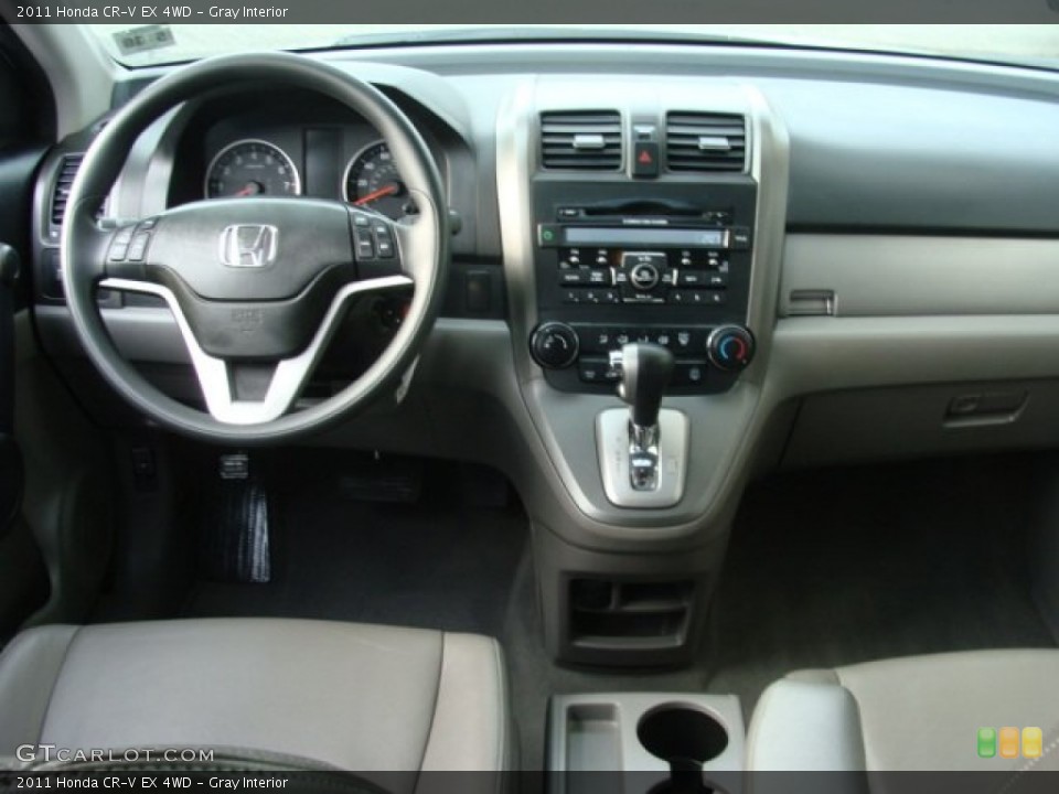 Gray Interior Dashboard for the 2011 Honda CR-V EX 4WD #59126151