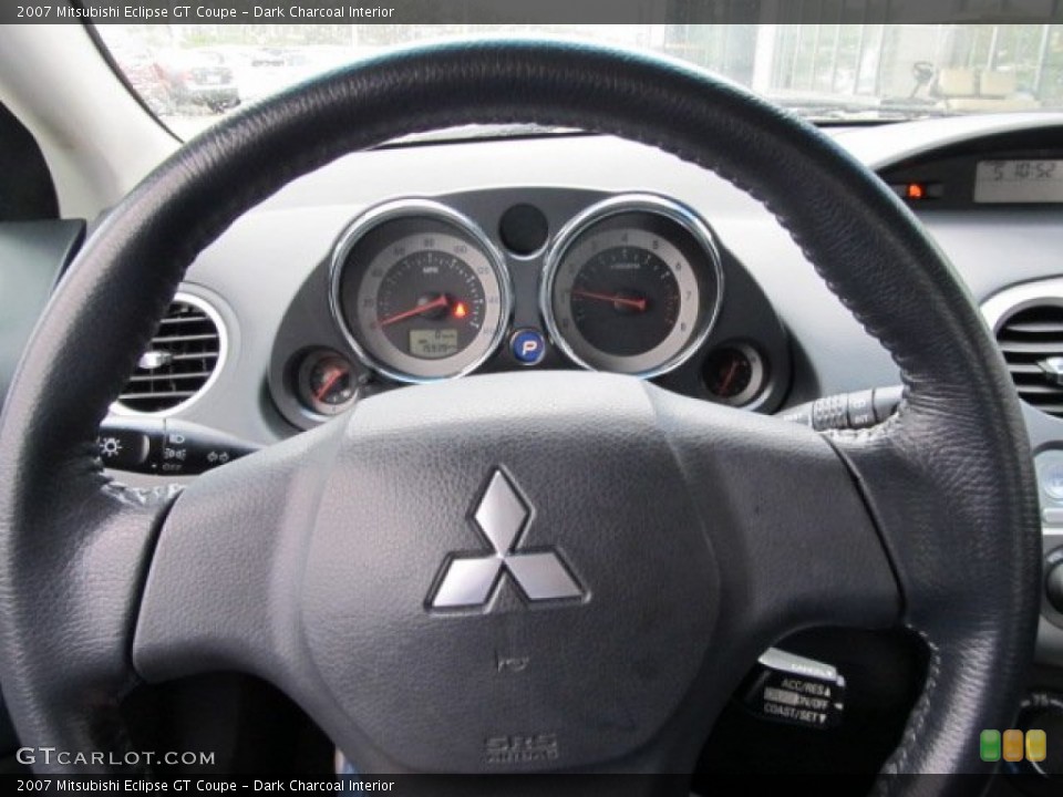 Dark Charcoal Interior Steering Wheel for the 2007 Mitsubishi Eclipse GT Coupe #59127007