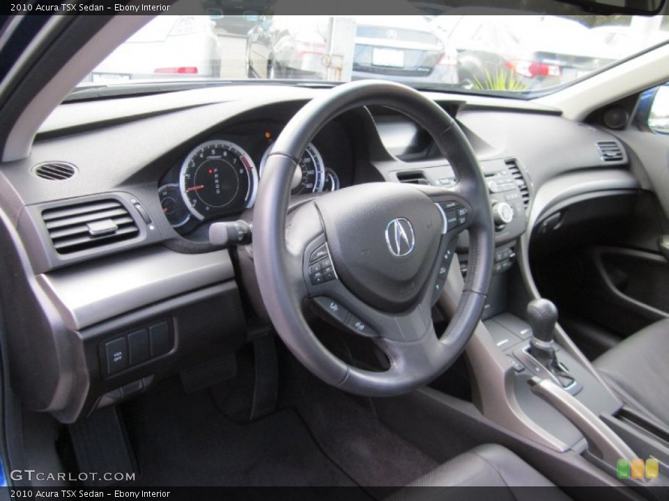 Ebony Interior Dashboard for the 2010 Acura TSX Sedan #59127150