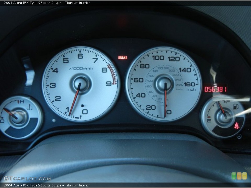 Titanium Interior Gauges for the 2004 Acura RSX Type S Sports Coupe #59131484