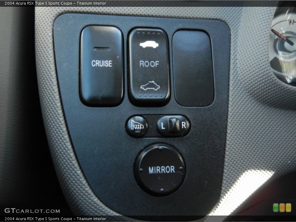 Titanium Interior Controls for the 2004 Acura RSX Type S Sports Coupe #59131520