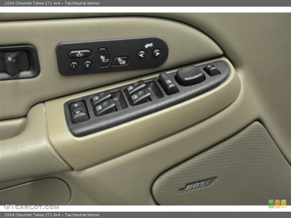 Tan/Neutral Interior Controls for the 2004 Chevrolet Tahoe Z71 4x4 #59131526