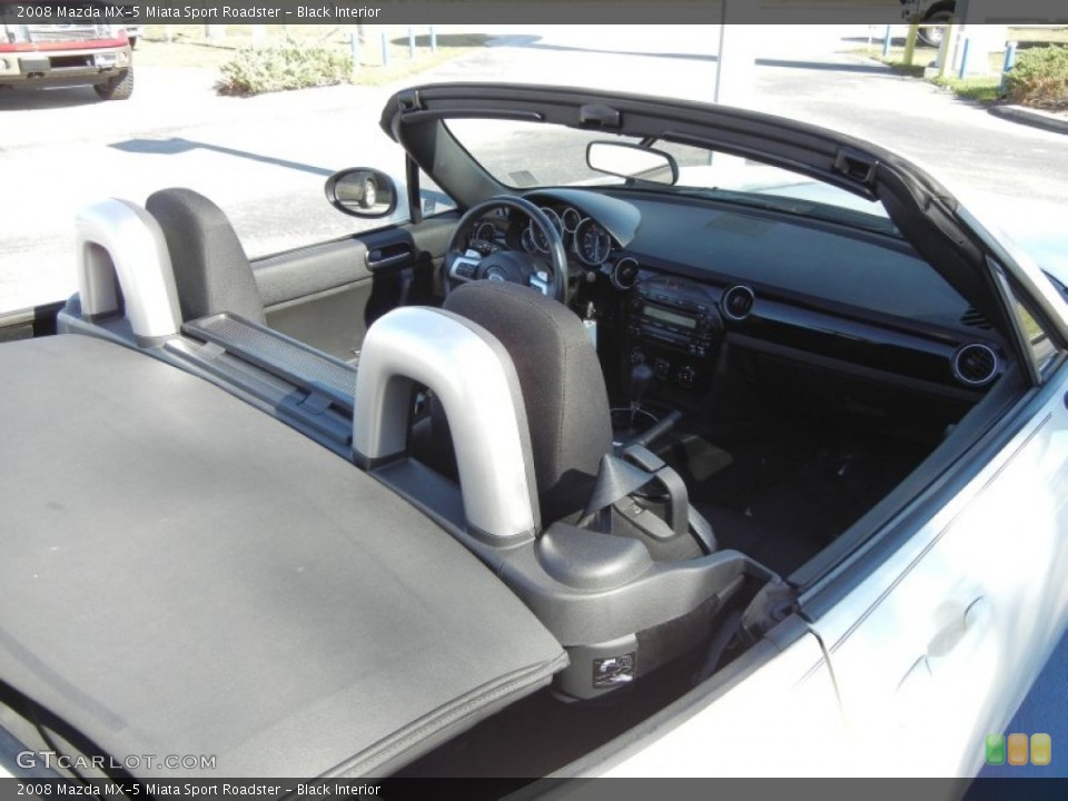 Black Interior Photo for the 2008 Mazda MX-5 Miata Sport Roadster #59132459