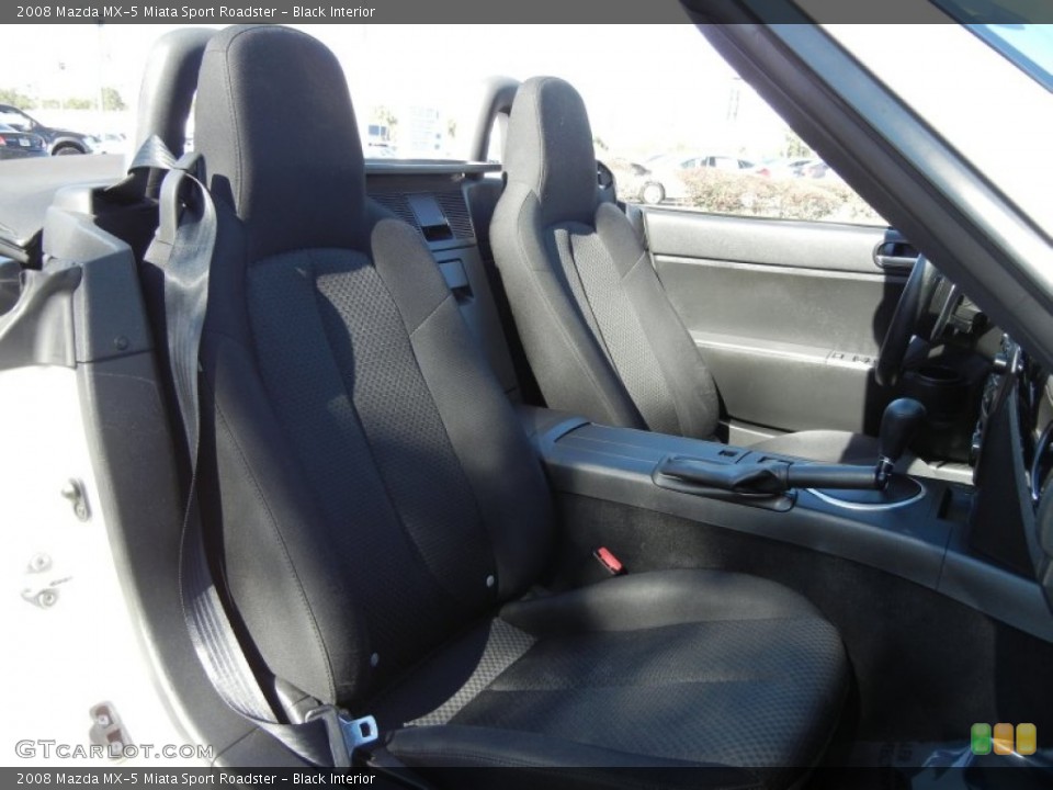 Black Interior Photo for the 2008 Mazda MX-5 Miata Sport Roadster #59132525