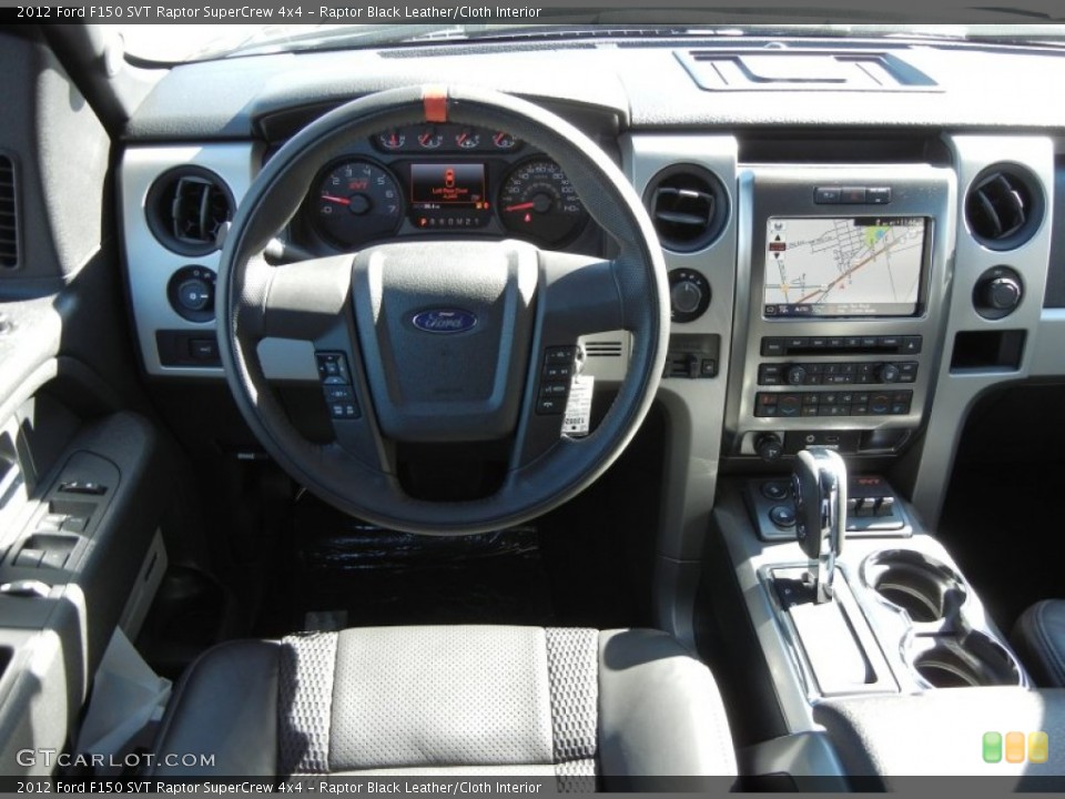 Raptor Black Leather/Cloth Interior Dashboard for the 2012 Ford F150 SVT Raptor SuperCrew 4x4 #59133083