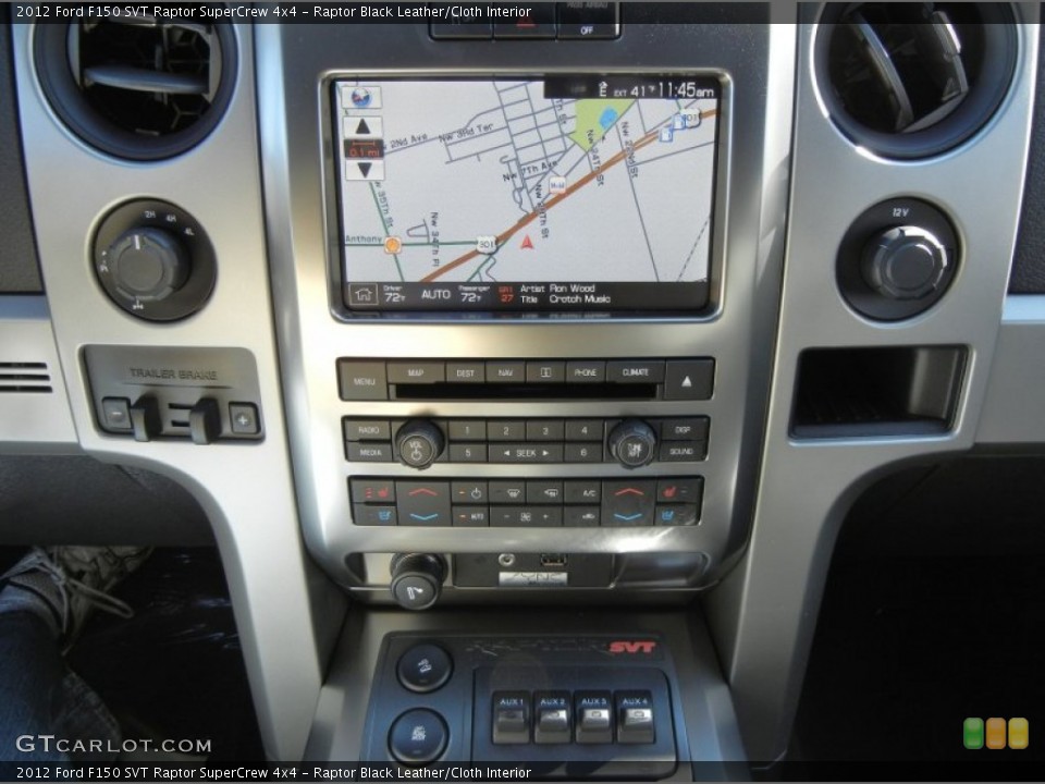 Raptor Black Leather/Cloth Interior Navigation for the 2012 Ford F150 SVT Raptor SuperCrew 4x4 #59133103