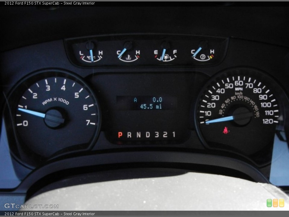 Steel Gray Interior Gauges for the 2012 Ford F150 STX SuperCab #59133206