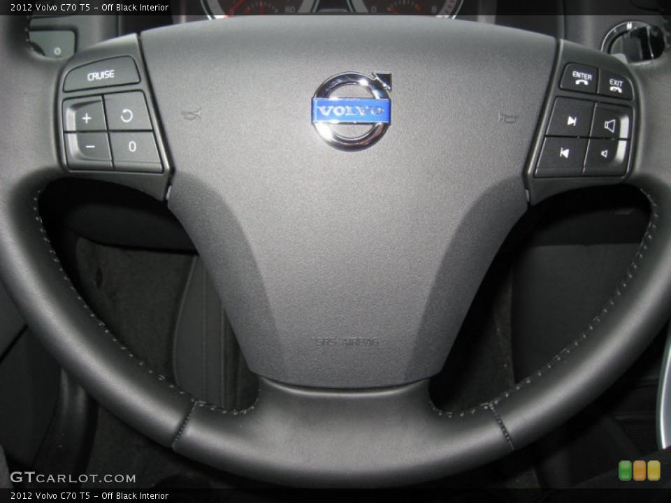 Off Black Interior Steering Wheel for the 2012 Volvo C70 T5 #59135903