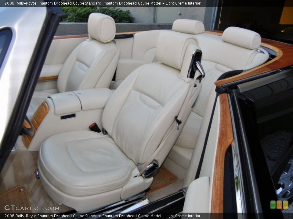 Light Creme Interior Photo for the 2008 Rolls-Royce Phantom Drophead Coupe  #59136341