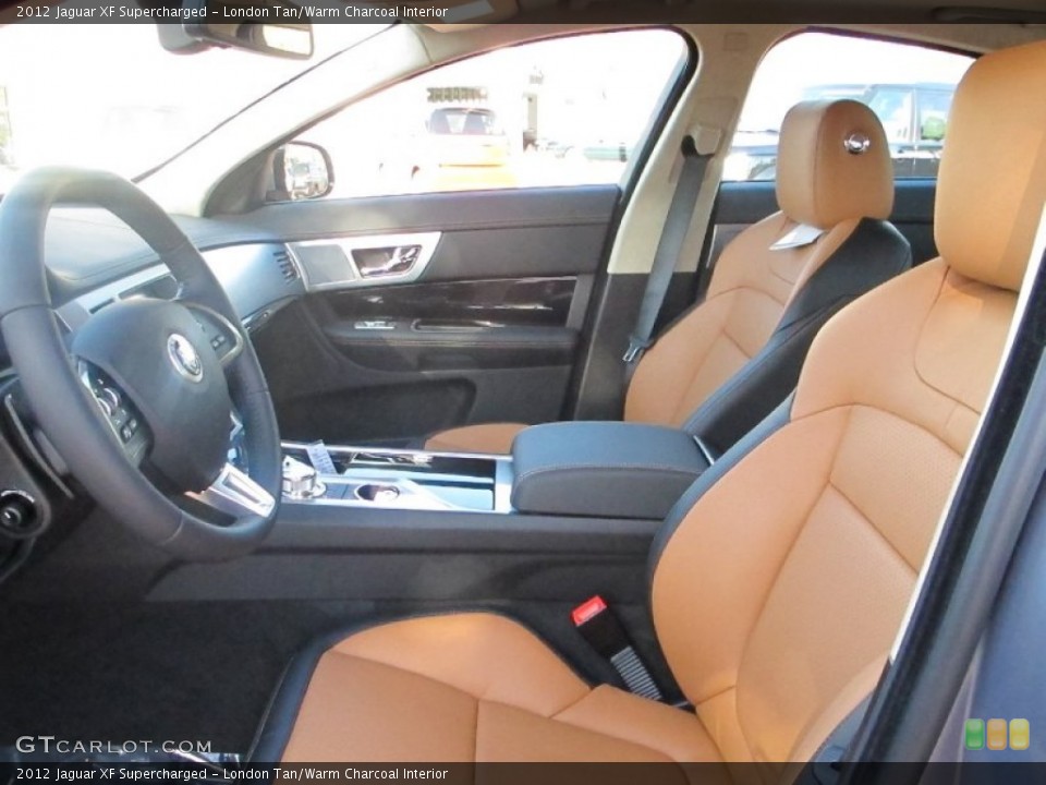 London Tan/Warm Charcoal Interior Photo for the 2012 Jaguar XF Supercharged #59137406