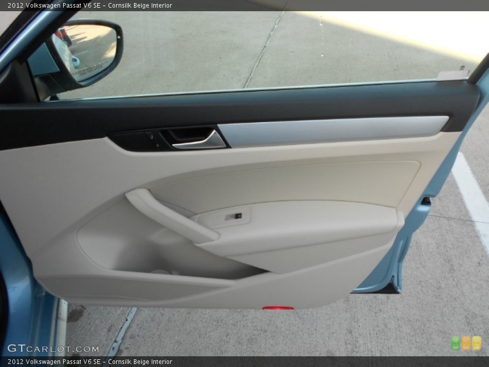 Cornsilk Beige Interior Door Panel for the 2012 Volkswagen Passat V6 SE #59137598
