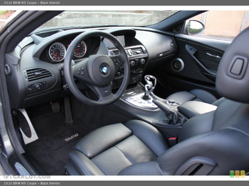 Black Interior Prime Interior for the 2010 BMW M6 Coupe #59138153