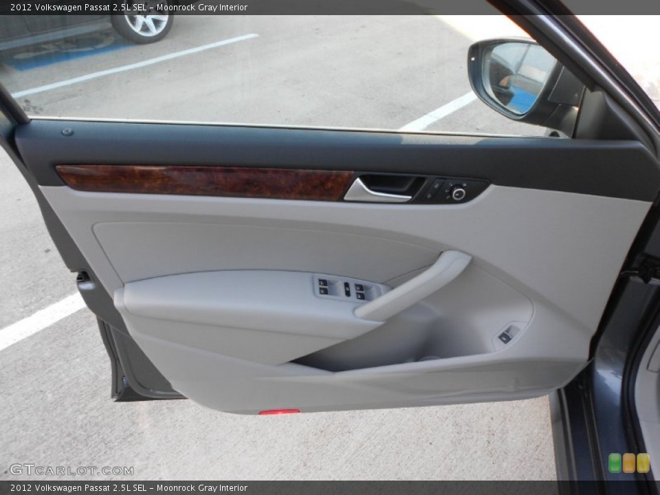 Moonrock Gray Interior Door Panel for the 2012 Volkswagen Passat 2.5L SEL #59138390