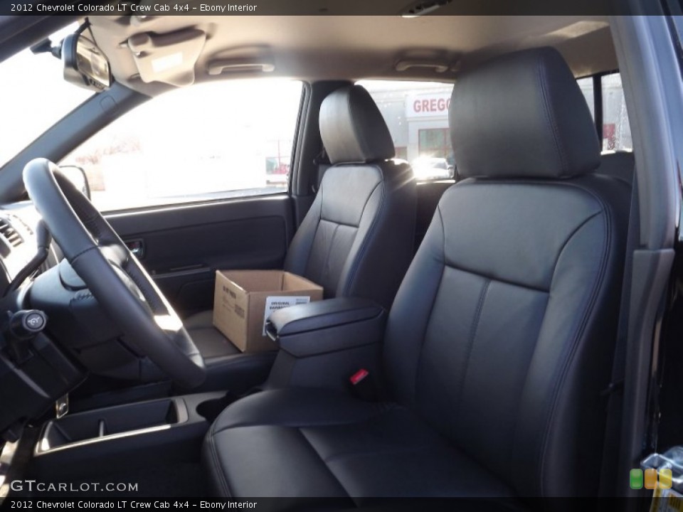 Ebony Interior Photo for the 2012 Chevrolet Colorado LT Crew Cab 4x4 #59138531
