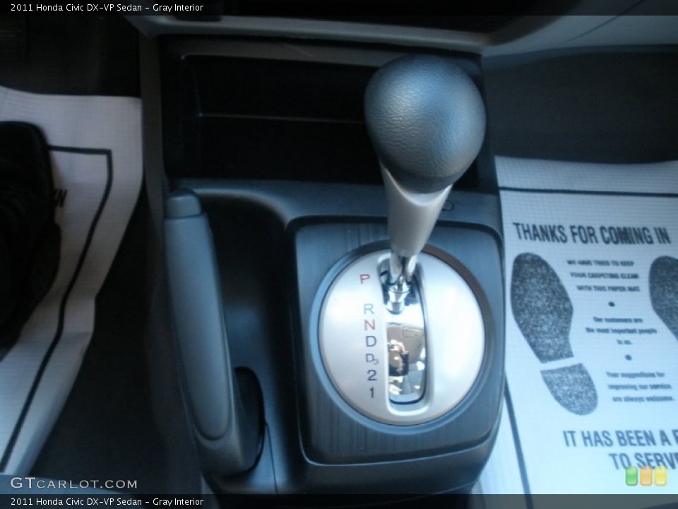 Gray Interior Transmission for the 2011 Honda Civic DX-VP Sedan #59141444