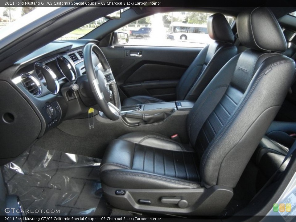 CS Charcoal Black/Carbon Interior Photo for the 2011 Ford Mustang GT/CS California Special Coupe #59141486