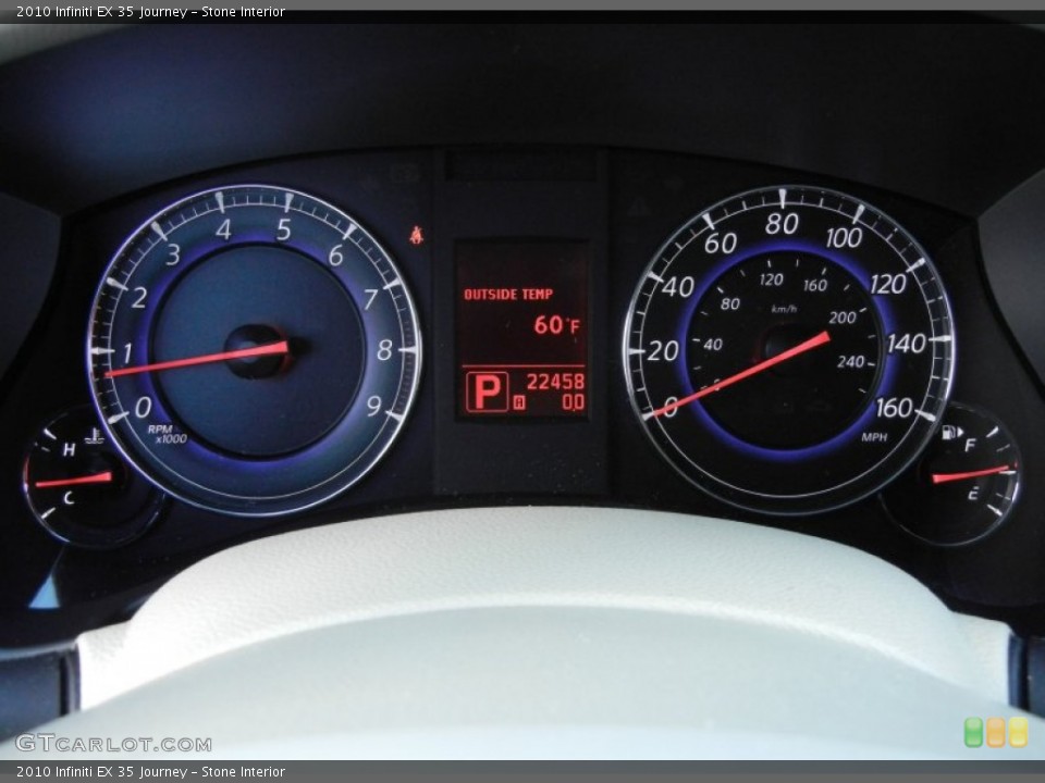 Stone Interior Gauges for the 2010 Infiniti EX 35 Journey #59141849