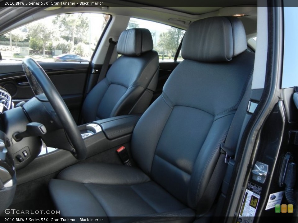 Black Interior Photo for the 2010 BMW 5 Series 550i Gran Turismo #59142050