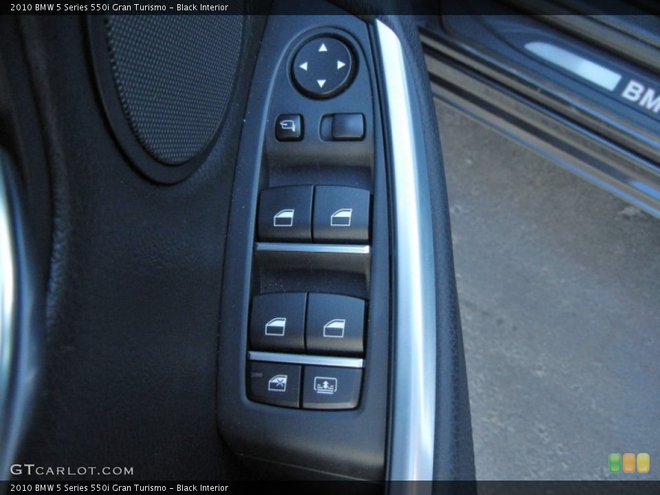 Black Interior Controls for the 2010 BMW 5 Series 550i Gran Turismo #59142065