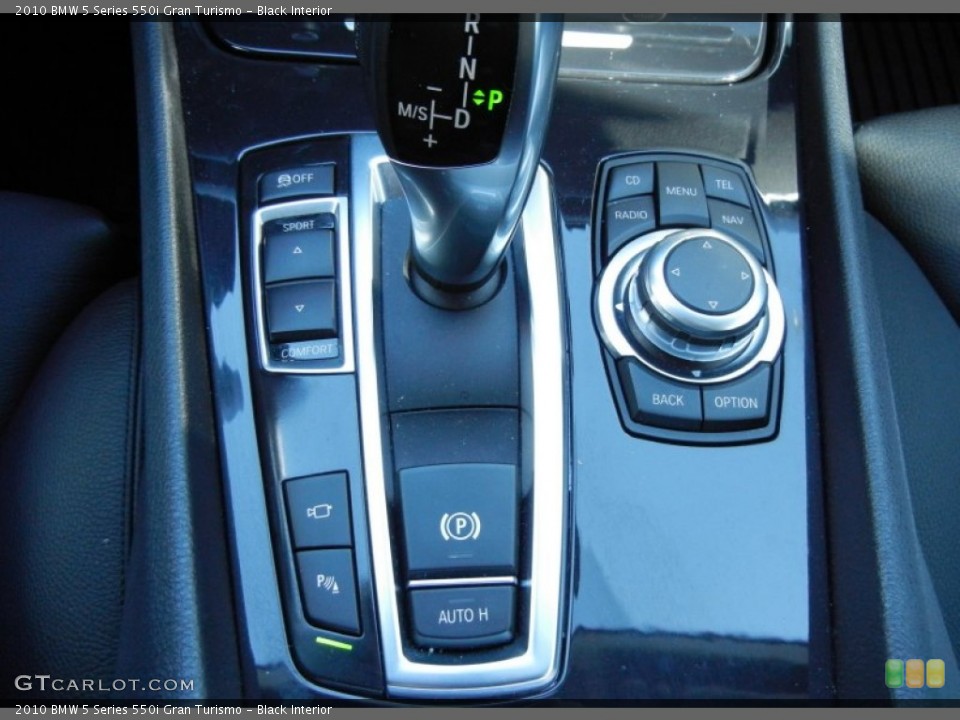 Black Interior Transmission for the 2010 BMW 5 Series 550i Gran Turismo #59142200