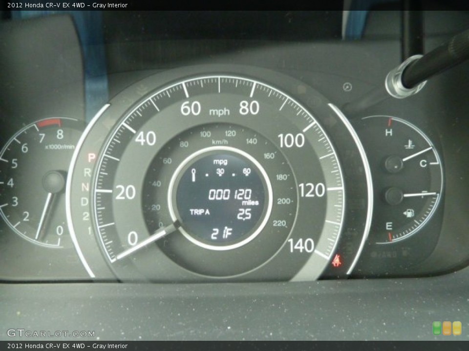 Gray Interior Gauges for the 2012 Honda CR-V EX 4WD #59146505