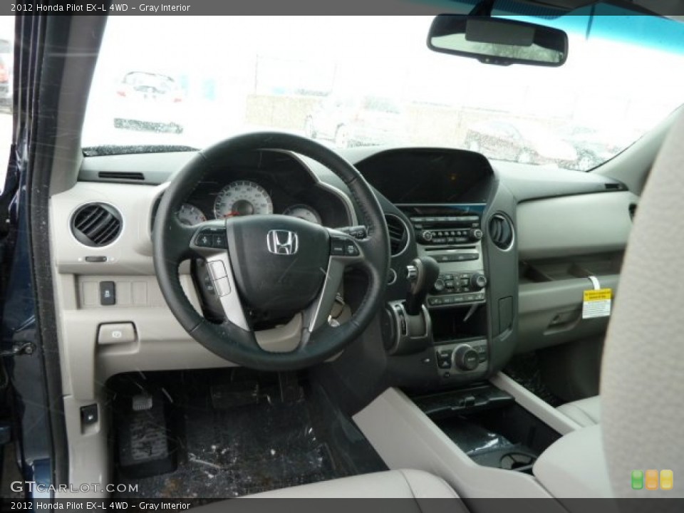 Gray Interior Dashboard for the 2012 Honda Pilot EX-L 4WD #59146628